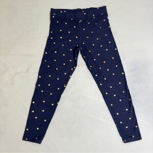 Blue Gold Pois Polka Dots Pants for Girls Cute Sweatpants Girls Clothes Dance